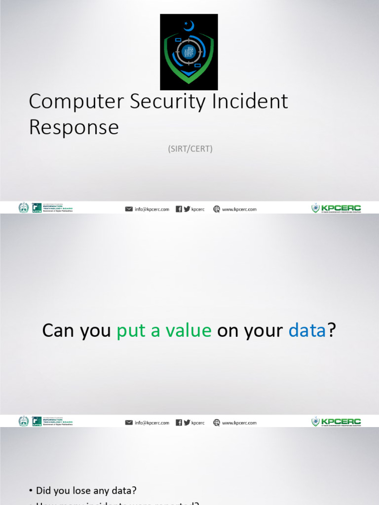 Computer Security Incident Response | PDF | Antivirus Software ...