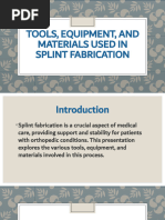 Resting Hand Splint Fabrication Guide | PDF | Hand | Thumb