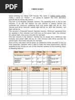 Toastmasters Timer Role Script | PDF
