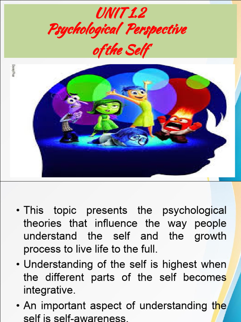 Psychological Perspectives on Self | PDF | Cognitive Development ...