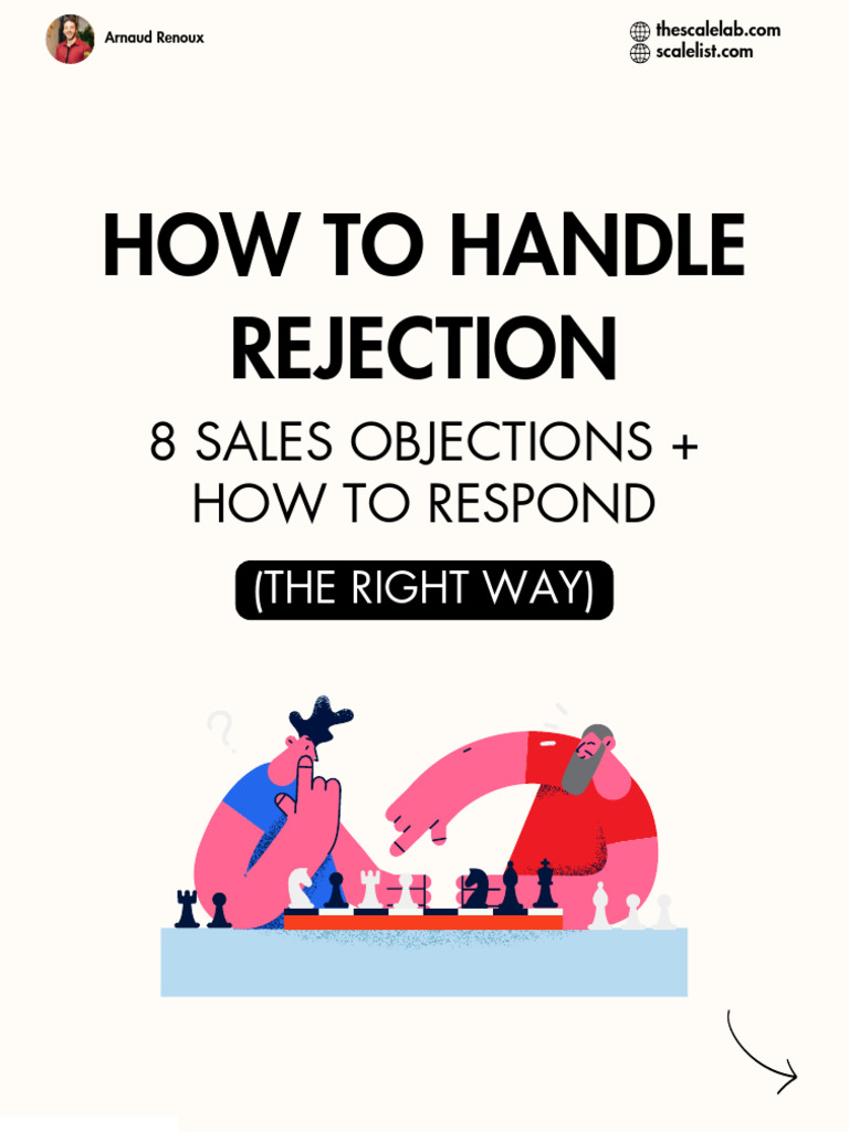 How To Handle Rejection 8 Sales Objections + How To Respond (The Right ...