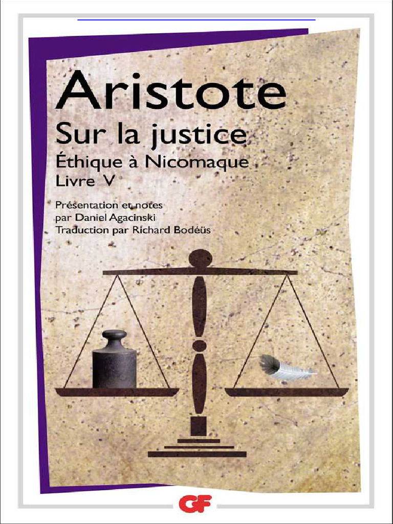 Aristote : Justice dans l'Éthique | PDF | Justice | Crime et violence