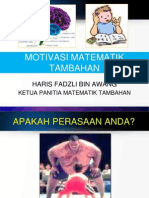 Motivasi Matematik Tambahan