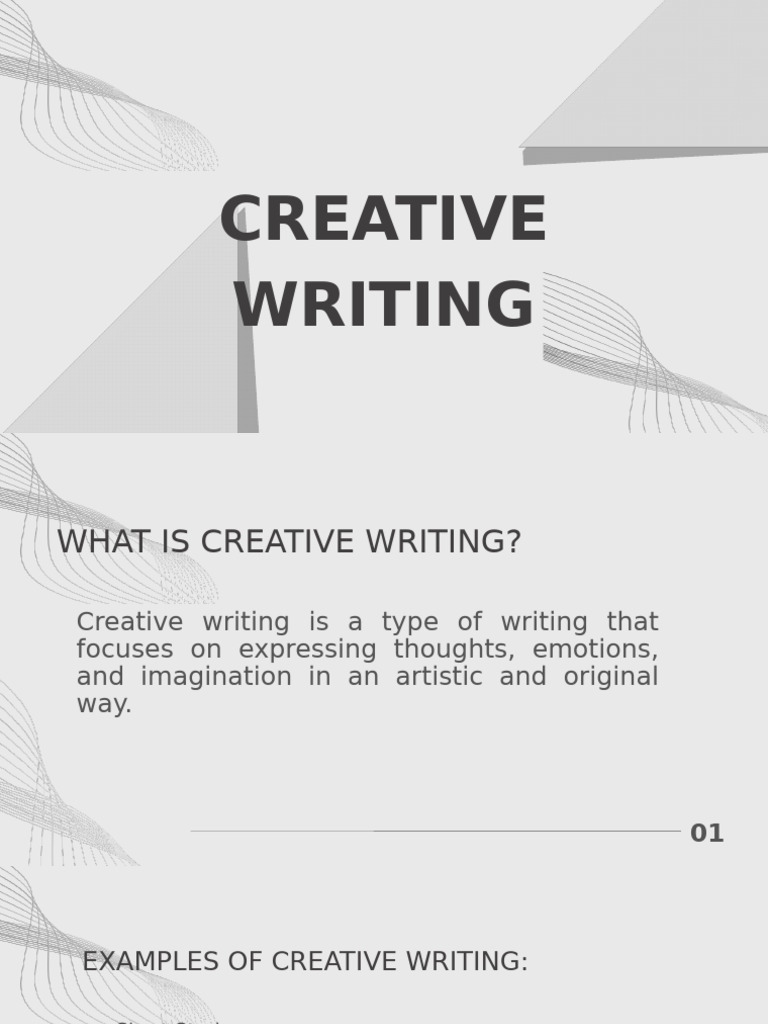 Creative Writing | PDF