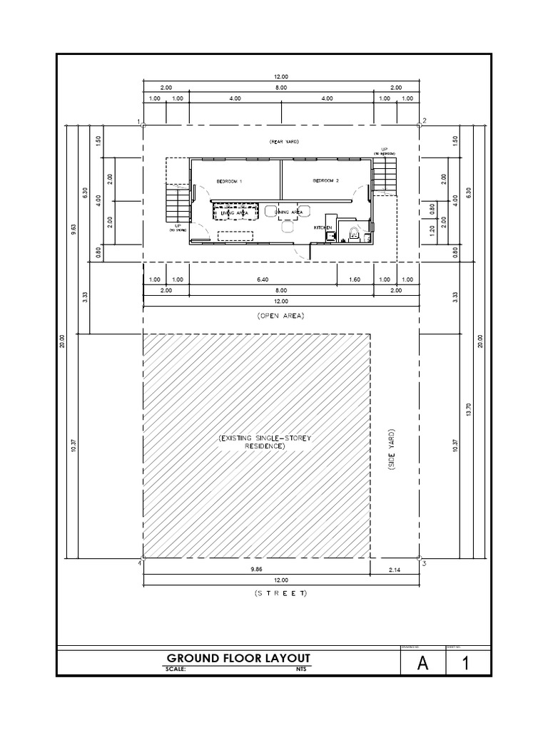 Ground Floor Layout Plan | PDF