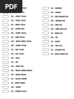 NRF Color Code Reference Guide | PDF | Pastel | Grey
