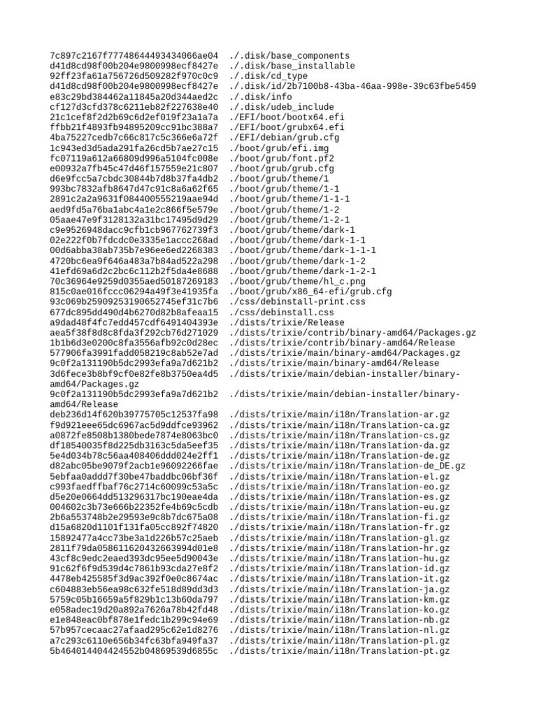 Debian Trixie File Structure Overview | PDF | Free Software Projects ...