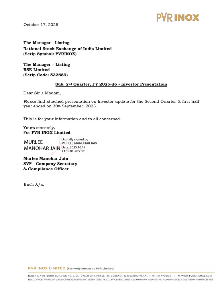 pvr | PDF | Equity (Finance) | Free Cash Flow