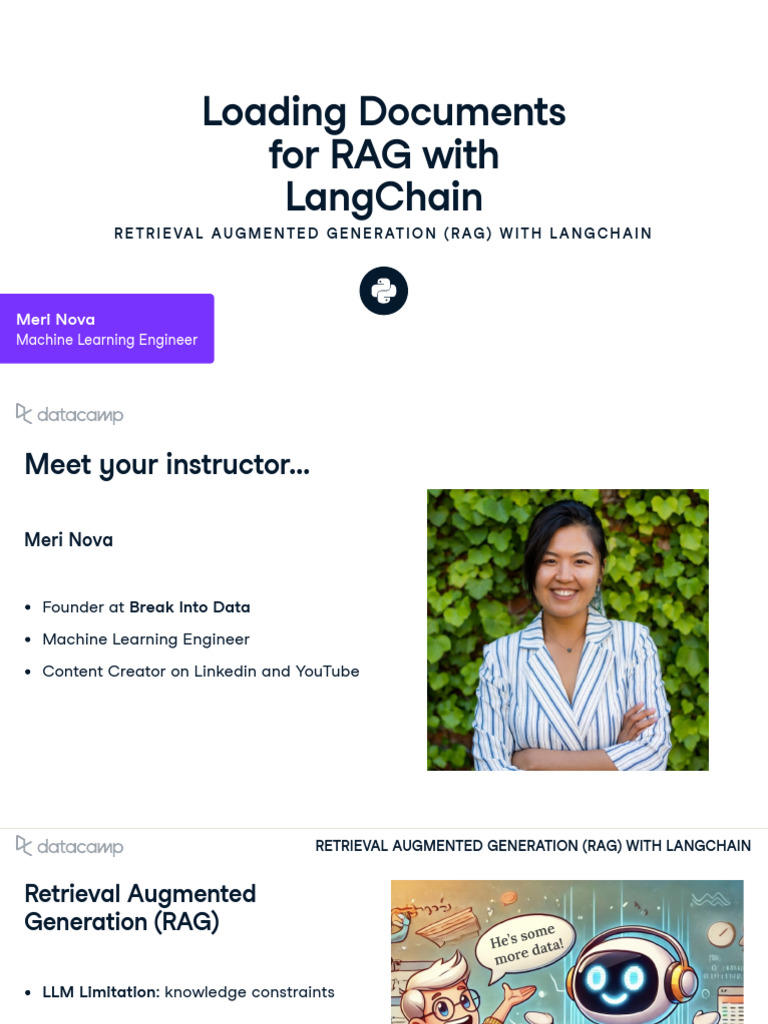 RAG Document Loading with LangChain | PDF | Machine Learning | Computing