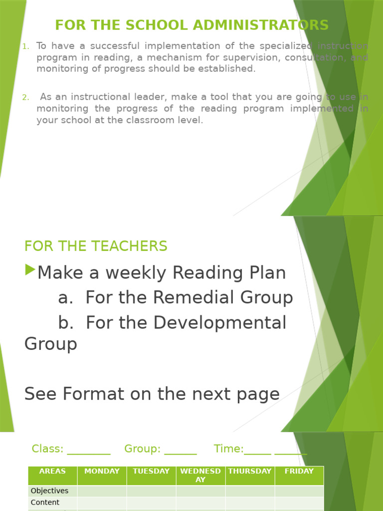 Reading Program Implementation Guide | PDF
