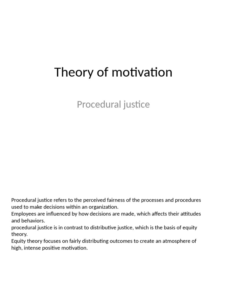 Theory of Motivation | PDF | Goal Setting | Motivational