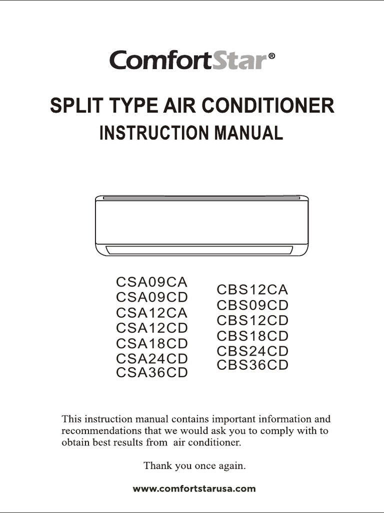 Air Conditioner Installation Guide | PDF | Ac Power Plugs And Sockets ...