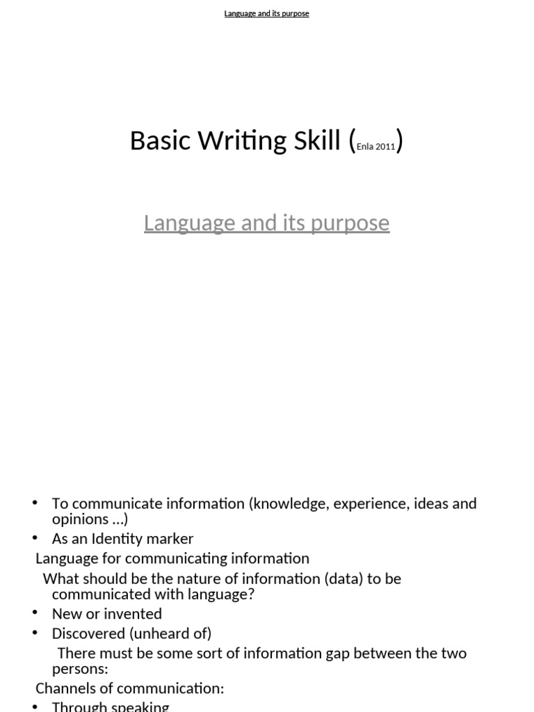 Understanding Language and Writing Skills | PDF | Word | Adjective