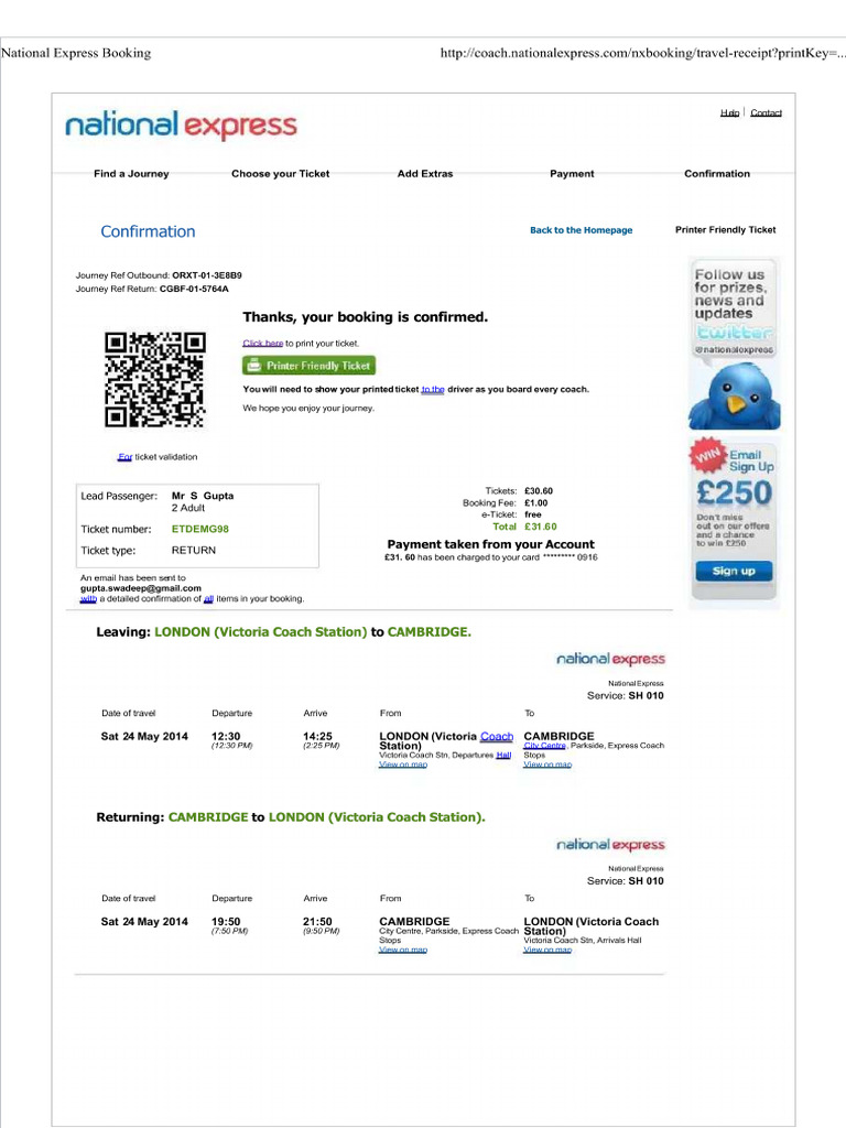 PDF National Express Booking Compress | PDF