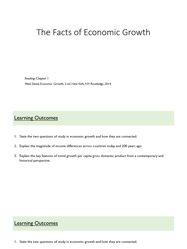 Facts | PDF | Gross Domestic Product | Economic Growth