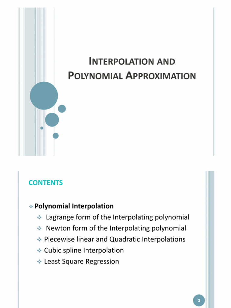 Interpolation Part B | PDF