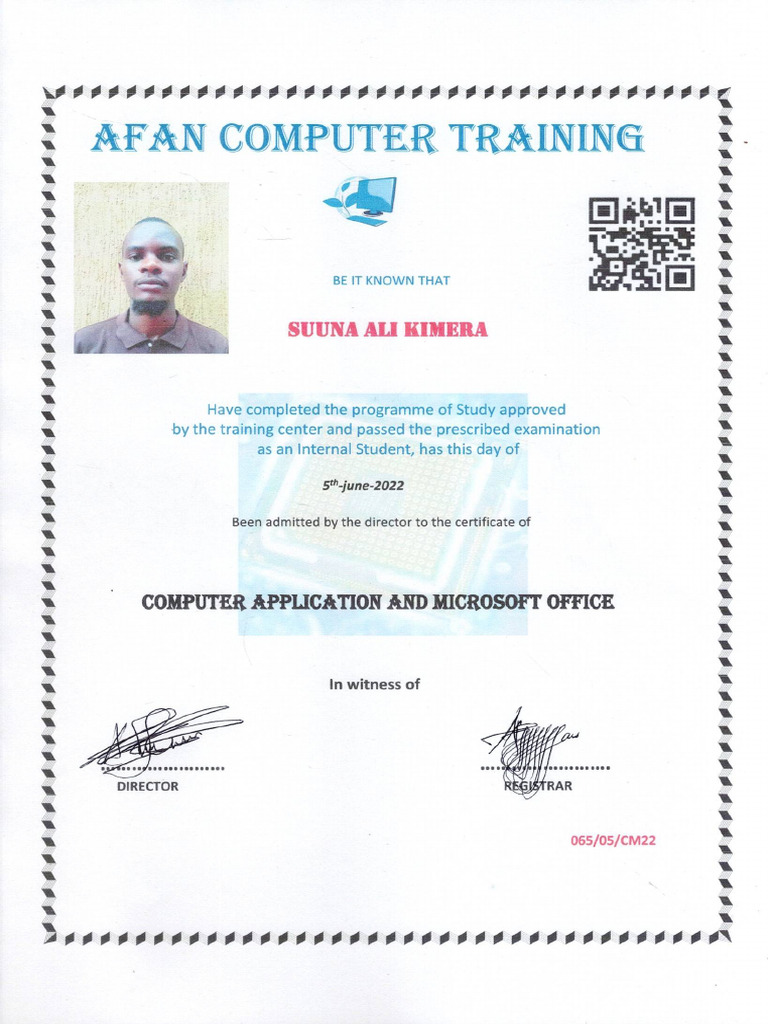 Computer Suuna Ali | PDF