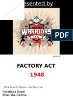 Factory Act 1948