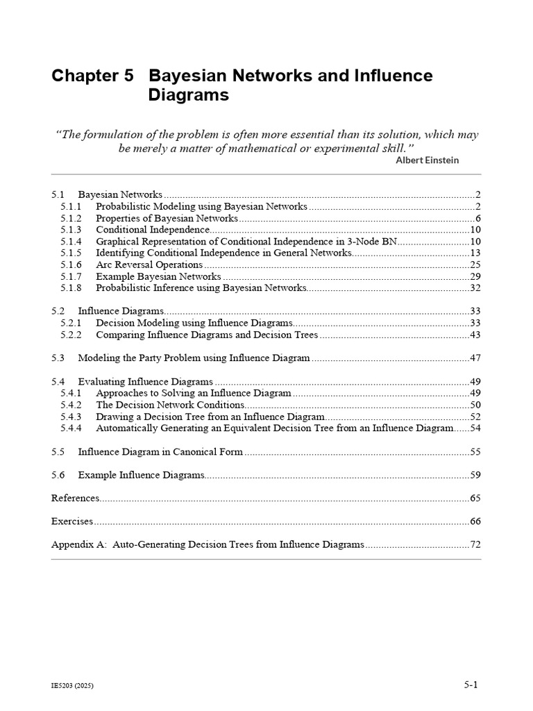 Bayesian Networks and Influence Diagrams | PDF | Bayesian Network ...