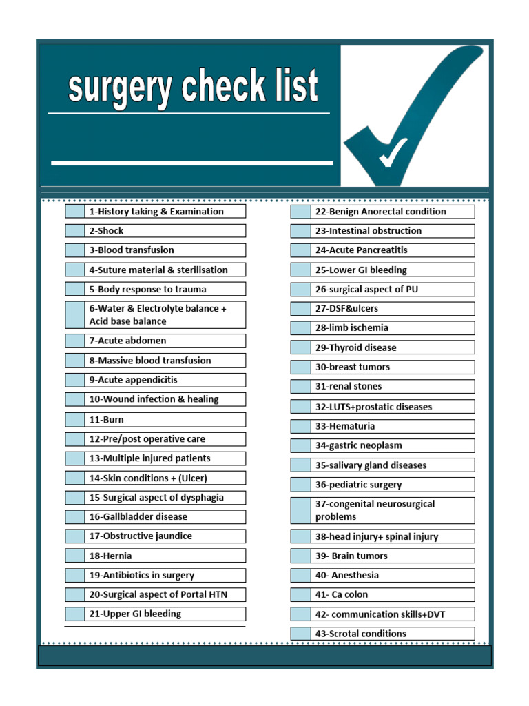 Surgical Conditions and Management Guide | PDF