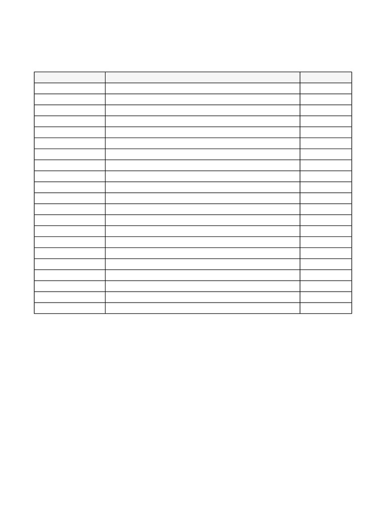 Complete Project Index HeadingsOnly | PDF