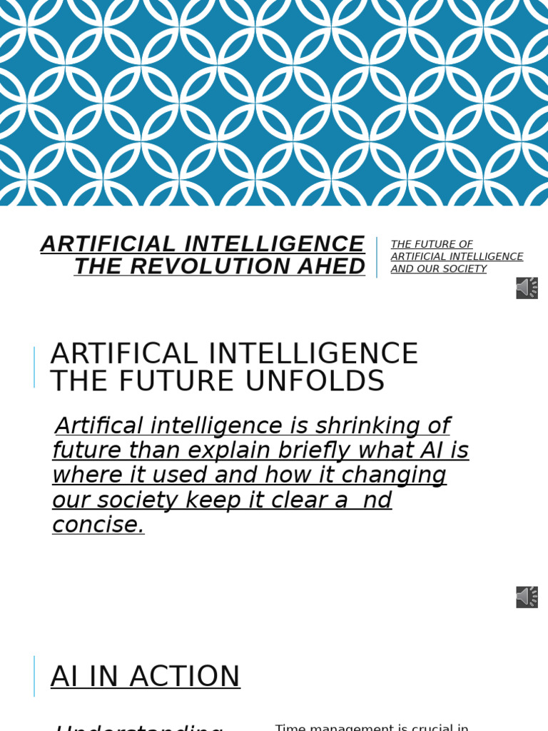 Artificial Intelligence The Revolution Ahed | PDF