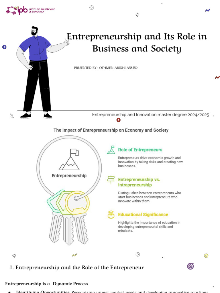 Role of Entrepreneurship in Society | PDF | Entrepreneurship | Innovation