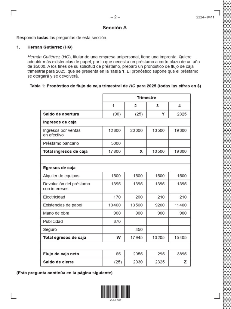 Guia de Ejercicios Flujo de Caja | PDF