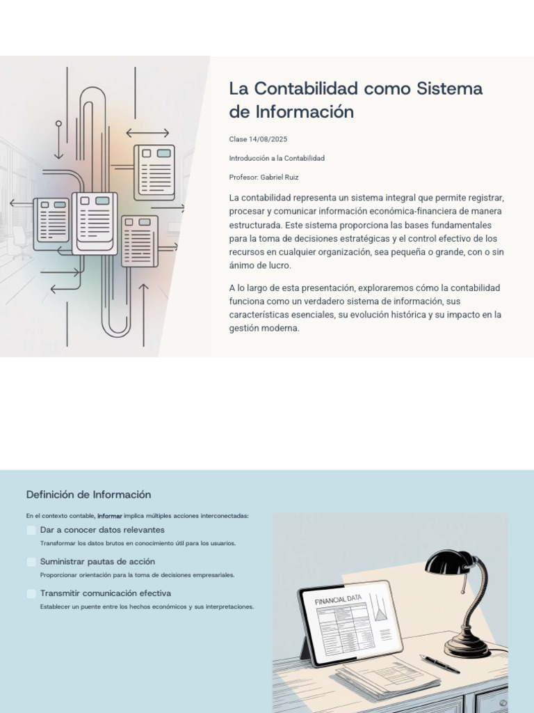 La Contab Como Siist Informac | PDF | Contabilidad | Estado financiero