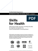 Skills For Health, Des para La Vida OMS