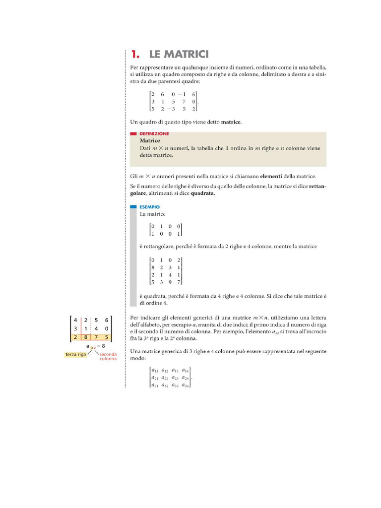 Matrici | PDF