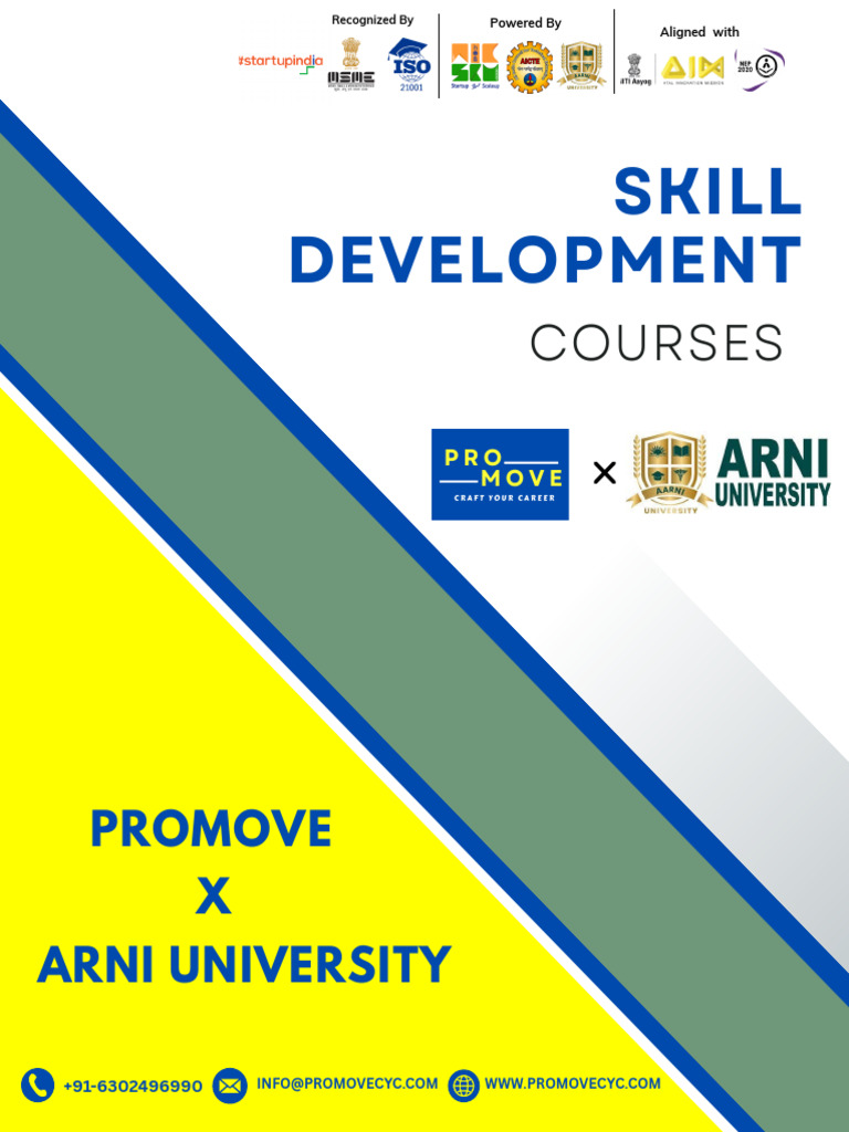 ProMove Skill Development Courses | PDF | Startup Company | Small ...