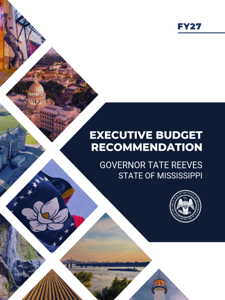 Mississippi FY27 Executive Budget Plan | PDF | Employment | Juvenile Court