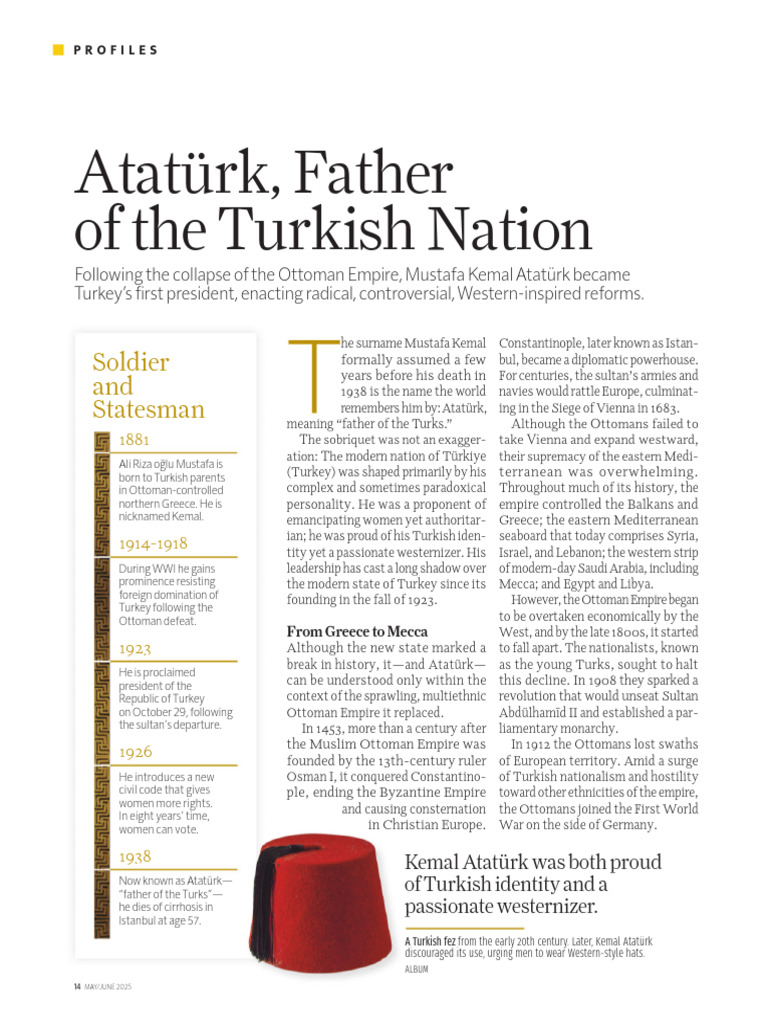 Atatürk: Architect of Modern Turkey | PDF | Mustafa Kemal Atatürk ...