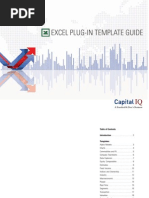 Download CAPIQ - Excel Plug-InTemplate Guide by Cisco Sevilla SN94975091 doc pdf