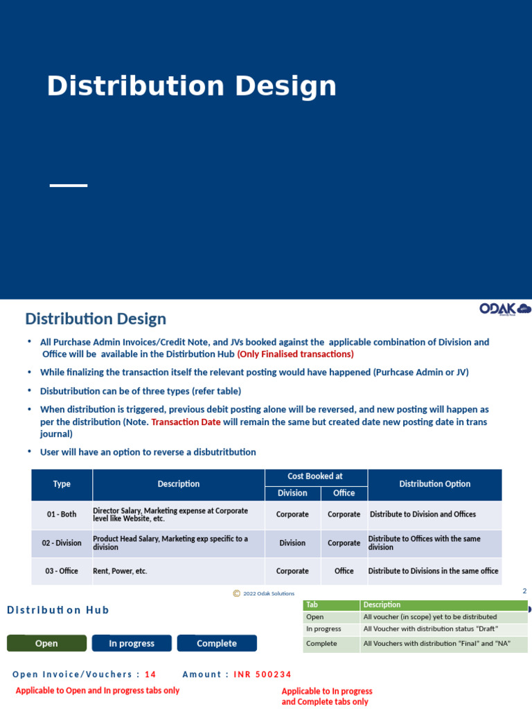 Finance Distribution v2.0 | PDF