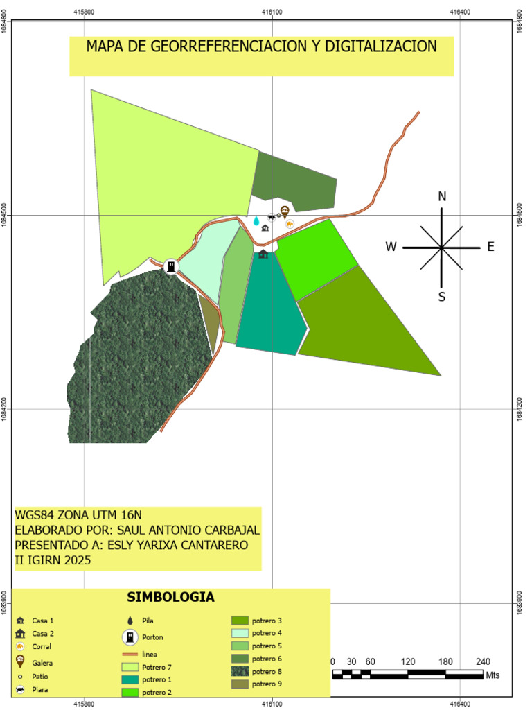 Mapa de Georreferenciación y Digitalización | PDF