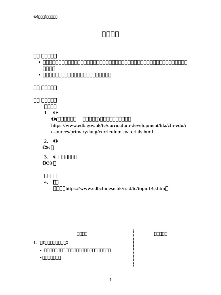 04 Teaching Plan 01 | PDF
