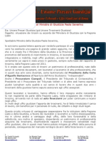 Lettera Aperta Al Ministro Severino Dai Tirocinanti-Precari Della Giustizia