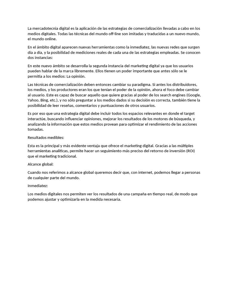 Estrategias de Mercadotecnia Digital | PDF