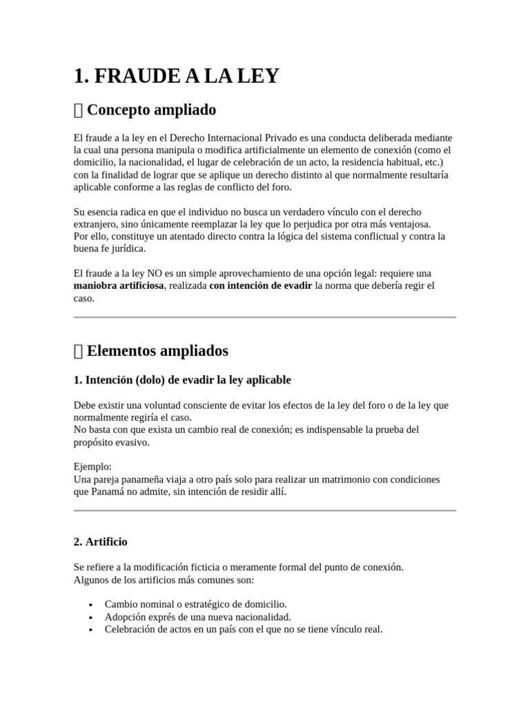 Fraude a la Ley en Derecho Internacional | PDF | Juez | Institución