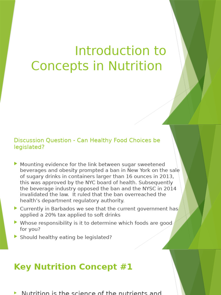 Nutrition Concepts and Food Legislation | PDF | Nutrients | Food Energy