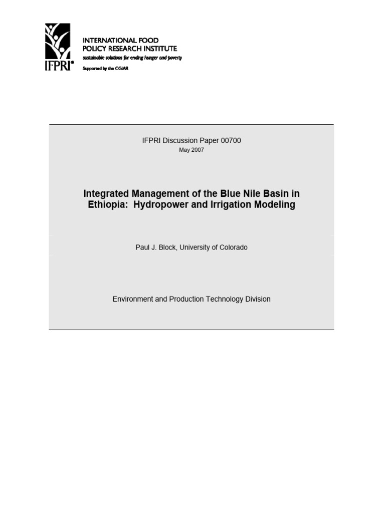 Blue Nile | PDF | Nile | Reservoir