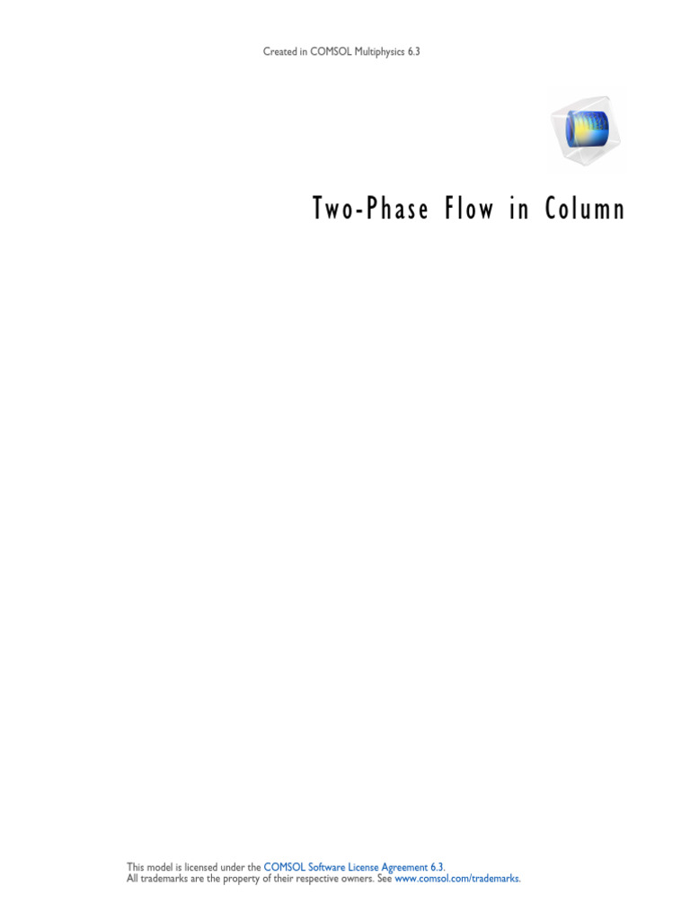 Two-Phase Flow Analysis in Columns | PDF | Viscosity | Fluid Dynamics