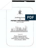 Piping Engineering - Iit