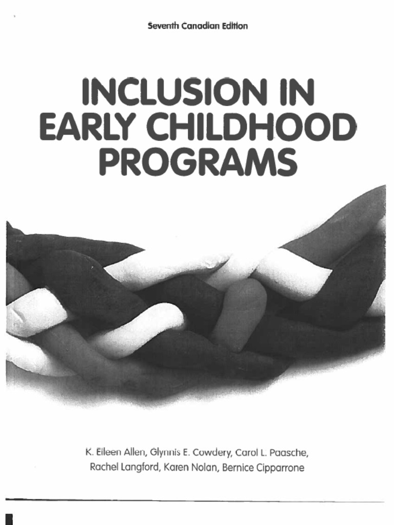 Allen Et Al. - Inclusion in Early Childhood Programs | PDF