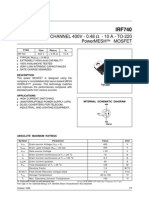 FET - Inverter12v - IRF740