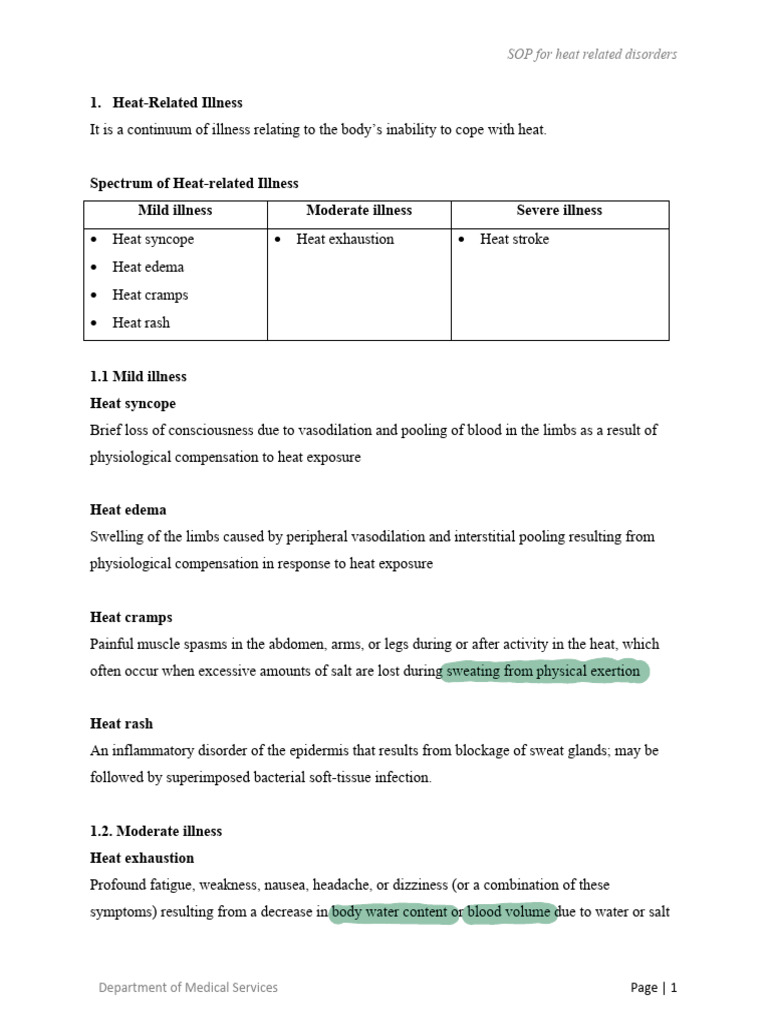 Heat Stroke 2024 Update | PDF | Hyperthermia | Medical Emergencies