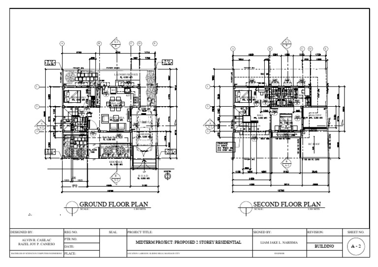 Proposed 2-Storey Residential Plan | PDF