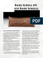 Birch Bark Scroll 0 - The Birch Bark Scrolls